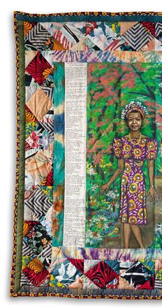 FAITH RINGGOLD (1930 - ) MAYA'S QUILT OF LIFE.