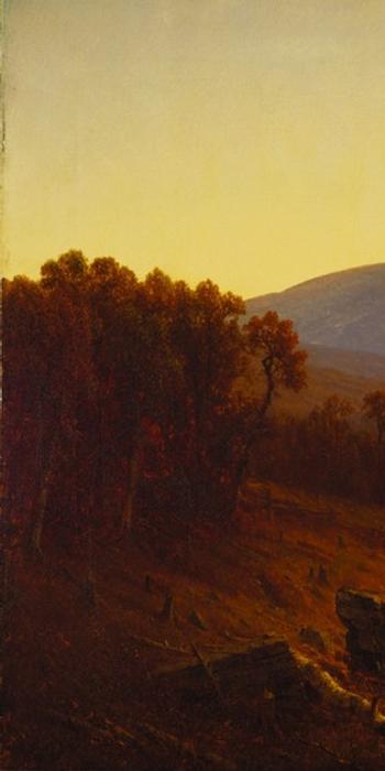 Sanford Robinson Gifford’s Hunter Mountain, Twilight (1866) is one of many paintings from the Terra Foundation collection to be included in the 2015 exhibition From Tierra del Fuego to the Arctic: Landscape Painting in the Americas, 1830–1930.