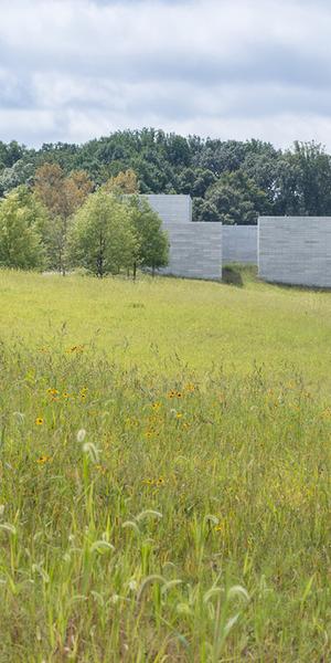 The Water Court of the Pavilions.  Photo: Iwan Baan.  Courtesy: Glenstone Museum.