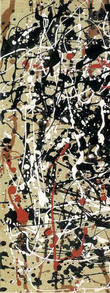 One of the works that Knoedler & Co.  sold as a Jackson Pollock before the FBI investigated the gallery in 2009.