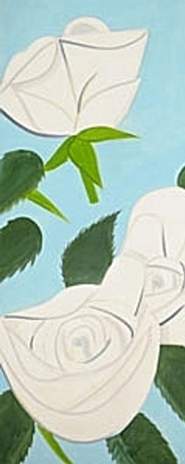 Alex Katz, White Roses, 2014, 43 x 86 in., ed.  50, signed by the artist.  