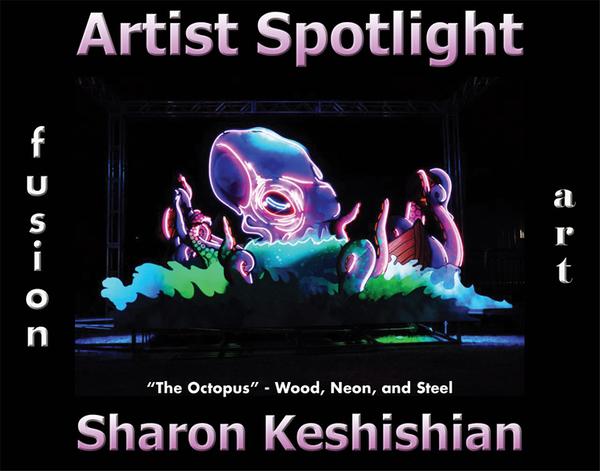 Sharon Keshishian - Artist Spotlight Solo Art Exhibition - October 2020 www.fusionartps.com