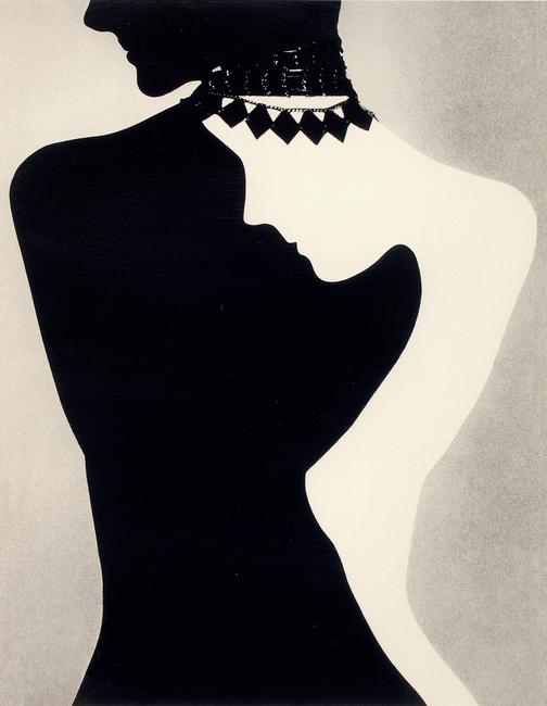 Silver Silhouette, Jewelry Editorial, Harper’s Bazaar, 1970