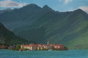 “Isola dei Pescatore, Lago Maggiore,” oil on canvas, 24” x 36” 2013 