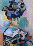 03.  Henri Matisse, Woman with a Hat, 1905; oil on canvas; 31 3/4 x 23 1/2 in.  (80.7 x 59.7 cm); SFMOMA, Bequest of Elise S.  Haas; © Succession H.  Matisse, Paris / Artists Rights Society (ARS), New York; photo: Ben Blackwell