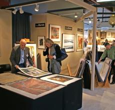 Show View at the Boston Print Fair 