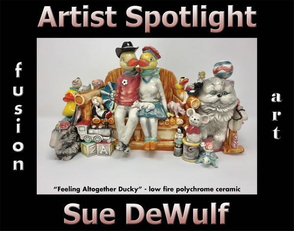 Sue DeWulf - Artist Spotlight Solo Art Exhibition www.fusionartps.com