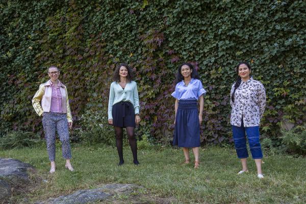 Anna Mikaela Ekstrand, Bianca Abdi-Boragi, Katherine Adams, and Meghana Karnik.  Photographed by Yann Chashanovski.