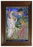 This magnificent Tiffany Studios leaded stained glass window will be auctioned Saturday, Jan.  11.