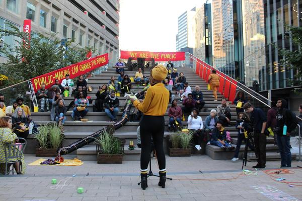 UnBound Bodies Collective.  The Stoop , 2019 .  Photo by Tyahra Angus/Afrocentered Media .  Courtesy the artists