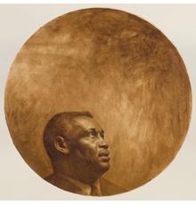 Image: Charles White (1918-1979), Paul Robeson, 1973, oil and graphite on illustration board, 48 x 47 ½ inches, signed