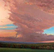 Tom Yost, 'Storm Approaching Painter Ridge, 2016,' oil on linen, 30 x 35 inches, signed and dated lower right: Yost 2016