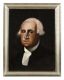 A very important portrait of George Washington, painted by Cyrus T.  Feury, a Michigan barber.