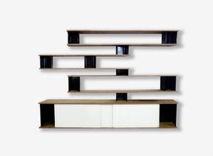 Bibliothèque Bookcase, 1957, Charlotte Perriand