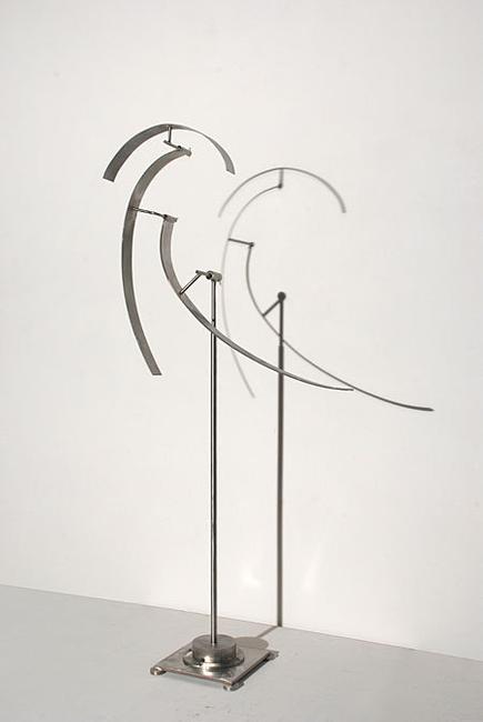 Ken Bortolazzo Ola Mar 2012 Stainless Steel | 36 x 9.25 x 6.5 inches Signed on base