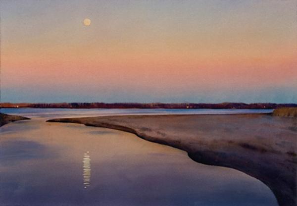 David Dewey Sachuest Moonrise