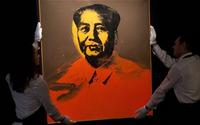 Andy Warhol's portriat of Mao Zedong brought 7.6 million pounds at Sotheby's.