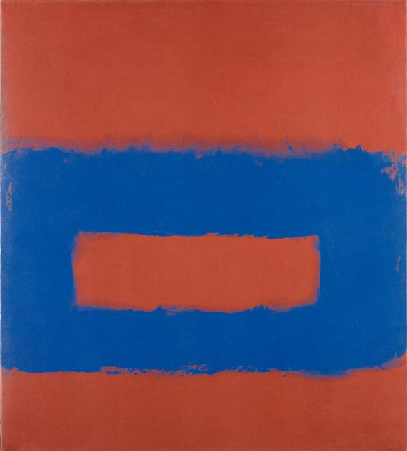 Cool Series,(Blue over Red), ca.  1961-1963 