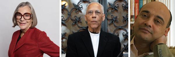 Left to right: Alice Walton, Martin Puryear, Kwame Anthony Appiah.  Photo of Mr.  Puryear by Francesca Bottazzin