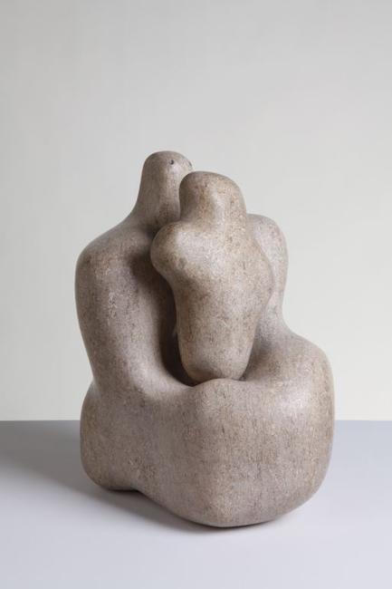 Dame Barbara Hepworth DBE (1903-1975) ‘Mother & Child’, 1934.  Purchased by Wakefield Corporation in 1951 © Bowness.  Photography Jerry Hardman-Jones.  The Hepworth, Wakefield 