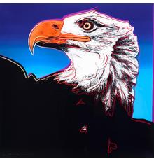 Andy Warhol (1928-1987), Bald Eagle, from Endangered Species, 1983, screen print in colors (estimate $ 50,000 - 70,000)