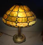 Lot 101 - TIFFANY STUDIOS "Colonial" Table Lamp.