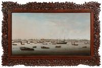 Chinese export painting in Brunk Auctions Jan.  8-9, 2011, sale.