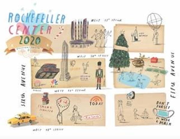 Oliver Jeffers has been selected as the commissioned artist for the 2020 holiday public art installation at Rockefeller Center.