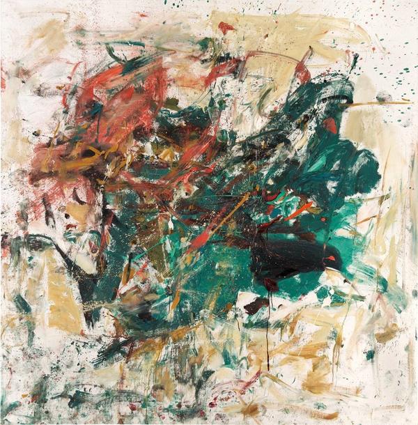 Joan Mitchell, Noël, 1961-1962, oil on canvas, 80 1/2 x 78 3/4 in.  (204.5 x 200 cm) Estimate: $9,500,000-12,500,000 