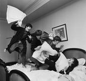 Harry Benson (B.  1929 - ), Beatles Pillow Fight, George V Hotel, Paris, 1964, Archival Pigment Print.  