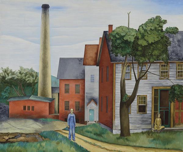  O.  Louis Guglielmi, “Land of Canaan,” 1934, oil on canvas, 30 x 36 inches.