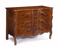 The top lot brought $36,600, five times the estimate, on March 1st for this mid-18th c.  Louis XV Lyonnais chinoiserie carved walnut commode.