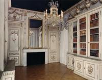 THE LIBRARY FROM THE HÔTEL GAULIN, DIJON, ATTRIBUTED TO JEROME MARLET.  French.  Circa 1770.  