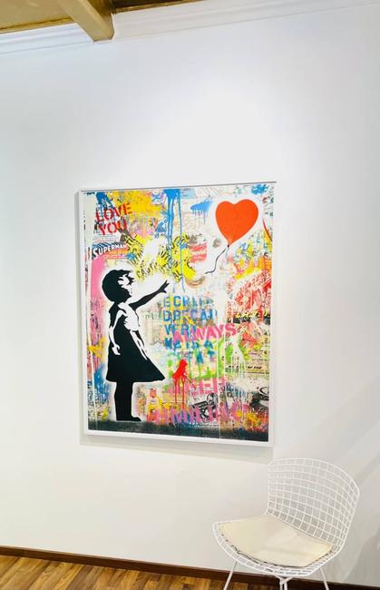 Mr.  Brainwash Balloon Girl