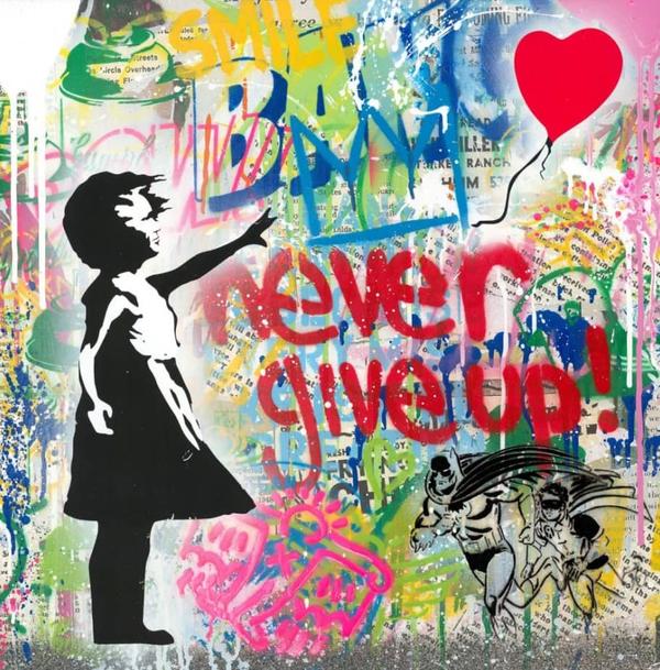 Mr.  Brainwash Balloon Girl.