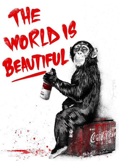 Mr.  Brainwash The World is Beautiful.