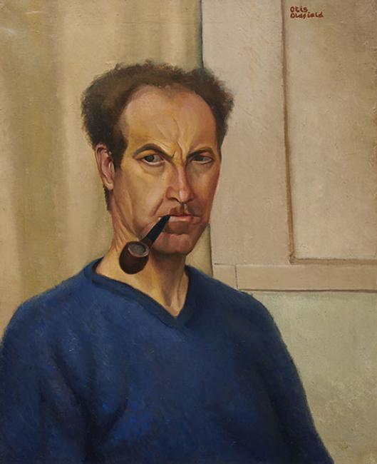 Otis Oldfield, "Self Portrait, 1933," 1933