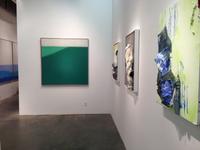 Installation View of Susan Vecsey and James Walsh at Berry Campbell