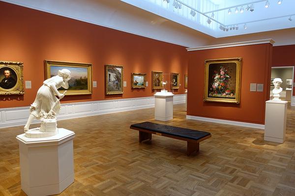 Interior view, Portland Art Museum, Portland, Oregon