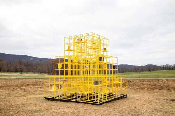 Rashid Johnson, The Crisis (2019).  Courtesy of the artist and Hauser & Wirth.  Photo: Stephanie Powell, courtesy of Storm King Art Center.  