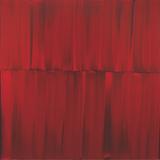 Sylke von Gaza, Red Veil Master Painting 06, 180x180 cm, 2008