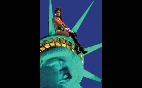 "Chillin' with Lady Liberty," Renee Cox, 1998.  Courtesy Renee Cox