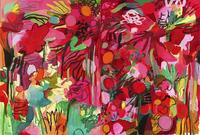 Dream Flowers, 2013 Oil on canvas, 51 x 76 inches (diptych) Signed and dated lower left: "Bill Scott 13"