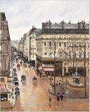 Rue St.-Honore, Apres-Midi, Effet de Pluie by Camille Pissarro