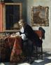 Gabriel Metsu (1629-1667), Man writing a Letter, c.  1664 - c.1666, National Gallery of Ireland