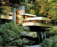 Frank Lloyd Wright's Fallingwater in Western Pennsylvania.