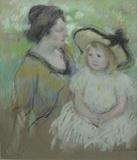 Mary Cassatt, "Simone Seated on the Grass Next to Her Mother" , Est.  $200,000-$700,000