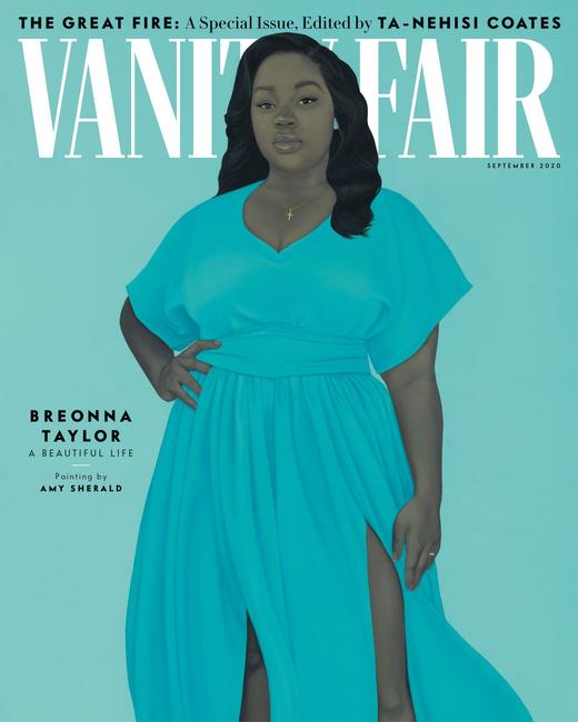 Cover of Vanity Fair‘s September 2020 issue, featuring a portrait of Breonna Taylor by Amy Sherald.