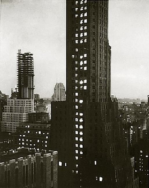 Alfred Stieglitz, Evening, New York from the Shelton, est.  $200/300,000, sold for $929,000 