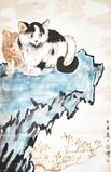 Xu Beihong Two Cats, Ink & Color on Paper, Signed Beihong, with one artist seal, dated 1944. $60,000 - $80,000 